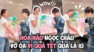 THẦY BEO U40 KHIẾN HOA HẬU NGỌC CHÂU Ú ÒA VÌ SET QUÀ TẾT BABY THREE SIÊU TO KHỔNG LỒ 1000%