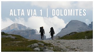 【SILENT DOCUMENTARY】Duo hiking Alta Via 1 in the Dolomites | Propose on the trail