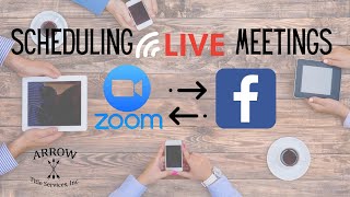 How to Schedule a LIVE Video on Facebook & Stream via Zoom // Custom Live Streaming Service