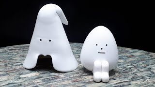 SML Mini Fake Sitting Mystery Ghost secret chase figure by Sticky Monster Lab designer figure