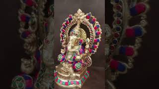 Brass Stone Ganesha Statue - Buy Online - Call - 7397133820 -Coimbatore India