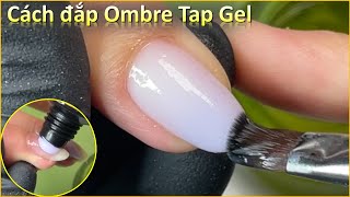 Cách đắp Ombre TAP Gel nhanh và móng flip on off - DuongNgan Zurno