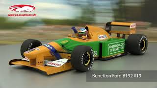 ck-modelcars-video: Michael Schumacher Benetton B192 #19 4th Monaco GP Formel 1 1992 Minichamps