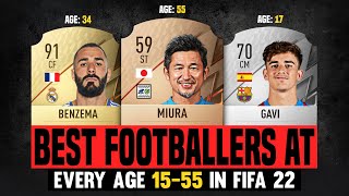 BEST FOOTBALL PLAYERS AT EVERY AGE 15-55! 😱🔥 | FT. Miura, Benzema, Gavi...