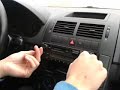 How to remove factory vw stereo without special tools