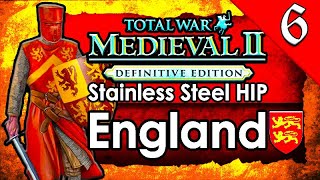THE FIRST ENGLISH CIVIL WAR! Medieval 2 Total War: Stainless Steel HIP: England Campaign Gameplay #6