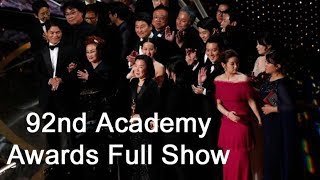 92nd Academy Awards Full  I Oscars Awards 2020  Full Event I