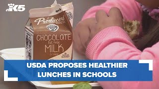 USDA proposes healthier school lunches