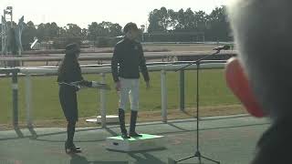 坂井瑠星騎手 インタビュー 中京競馬記者クラブ賞 表彰式 2025/1/5 中京競馬場 昼休み