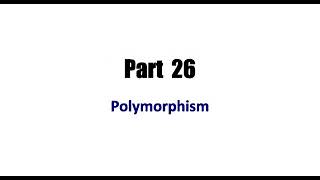 Learn Java Tutorial for Beginners, Part 26 Polymorphism