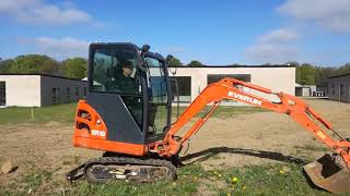 The actual usage of Everun mini excavator 1.8 Ton ERE18