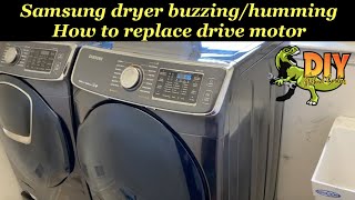 How to replace Samsung drive motor - Dryer buzzing/humming