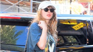 Taylor Swift Caught Open a New Office For Travis Kelce During Outing in NYC 17th February 2025