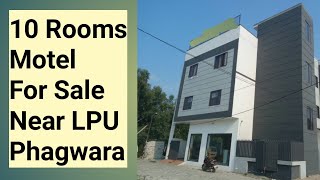 10 rooms motel for sale near lpu phagwara I KK REAL ESTATE