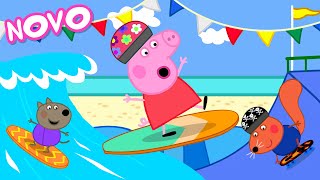 Peppa Pig Português Brasil | Competição de Surfe e Skate | NOVO Contos da Peppa Pig |