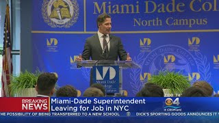 Miami-Dade Schools Superintendent Leaving His Post