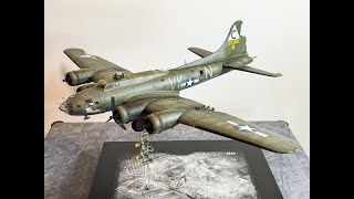 HK Models Flak Damaged B-17 Flying Fortress