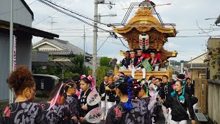 令和元年 北大伴 出発 壹須何神社秋祭り だんじり祭