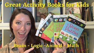 Book Look | Puzzle/Logic/Animal/Math Activity Books | Paper Pie