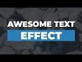 Awesome text effect on hover Using HTML & CSS