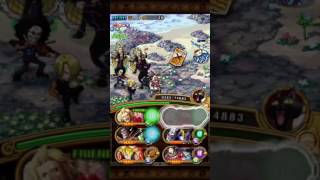 [OPTC] Princess Turtle 50 stamina - NEW fastest team (1:12) トレクル！姫カメゲリラ攻略！