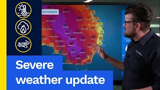 Severe Weather Update Sunday 15 Dec 2024: Severe heatwave and extreme fire dangers for much of Aus.