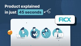 Short Animated Explainer Video for FICX: A No-Code CX Automation Platform