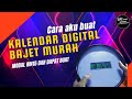 TUTORIAL | D.I.Y KALENDAR DIGITAL BAJET MURAH | How to make digital calendar