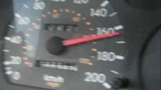 CrazyCarClub - Hyundai Accent MAX SPEED  TEST 0 to 170 KPH (0 - 100 MPH)