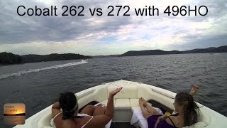 Cobalt 262 vs 272 with 496 HO - Full Throttle Run