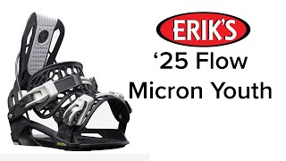 2025 Nidecker Flow Micron Youth Snowboard Bindings