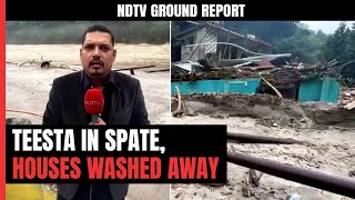 Teesta In Spate In West Bengal, Houses Washed Away | NDTV Ground Report