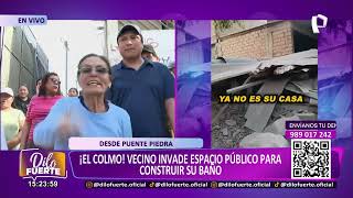 Vecinos de Puente Piedra enfrentados por construcción de baño