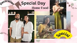 Special Day | Special Food | Decoration | Home food | first time preparation | Telugu | Vlog