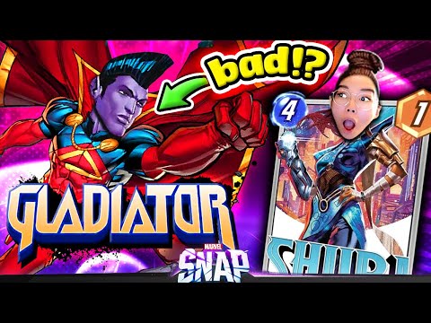 Shuri Gladiator is SO GOOD!! Marvel Snap Card Review &Deck Guides Is Gladiator Worth 6k Tokens?