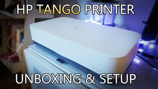 HP TANGO PRINTER | UNBOXING \u0026 WIRELESS SETUP