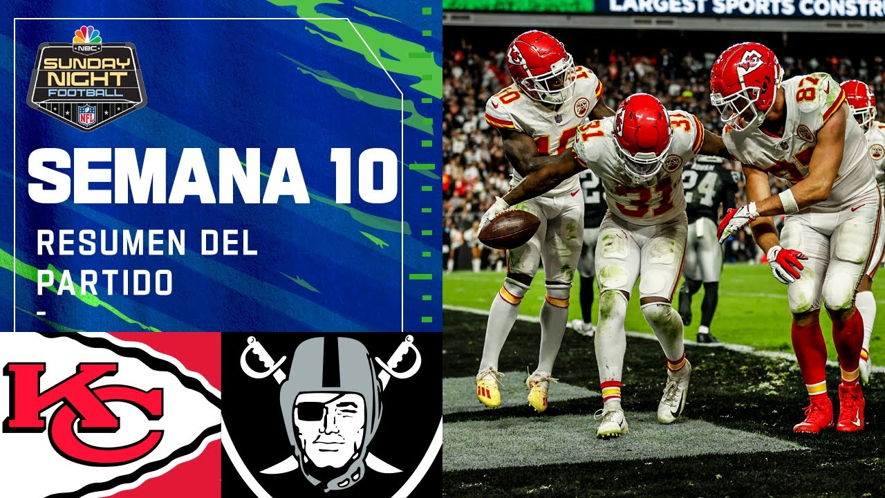 Kansas City Chiefs Vs Las Vegas Raiders | Semana 10 2021 NFL Game ...