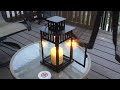 lanterne et bougie de citronnelle. lantern and citronella candle