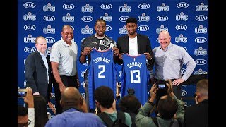 Los Angeles Clippers Introduce Kawhi Leonard & Paul George | Full Press Conference Part 1