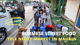 Tried Burmese Street Food in Maubin Night Market