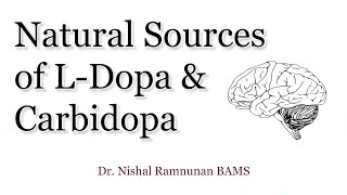 Natural Sources of L-Dopa and Carbidopa