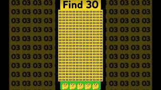 find the odd number 30 #maths #riddles #pahelyan #puzzle #iqtest #shortvideo #facts #education