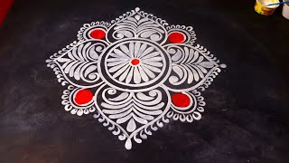 simple alpona design  / Laxmi Puja alpona design / latest rangoli designs for diwali 2024