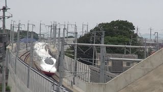 新大村駅～諫早駅　新幹線かもめ下り試運転（N700S・Y1編成）通過