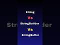 Java String vs. StringBuilder vs. StringBuffer ✍️