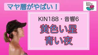 【マヤ暦がやばい！】KIN188 黄色い星・青い夜／音6