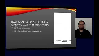 Getting started with Mera Mitra - How to read sections of RPWD Act