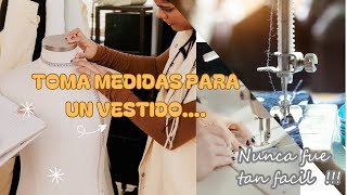 🧵 Cómo Tomar Medidas del cuerpo femenino para un Vestido I Guía paso a paso