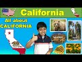 CALIFORNIA | Learn 50 States of the USA | Learn About California | Interesting and Fun Facts