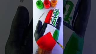 رسمت أعلام الدول العربية كلها💪😁 رسم علم السعودية 🇸🇦 #رسم #palestine #makeuptutorial  #العراق #art